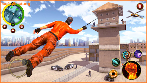 Rope Hero Prison Escape Games screenshot