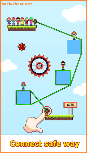 Rope Hero : Puzzle Physics Game screenshot