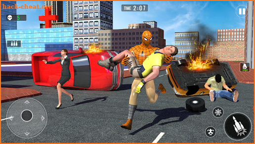 Rope Man Hero: Rescue City - A Superhero Game screenshot