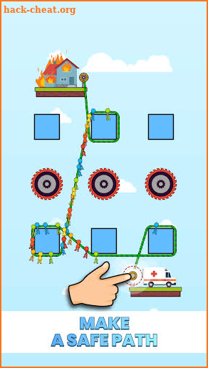 Rope Puzzle: Stickman Rescue screenshot