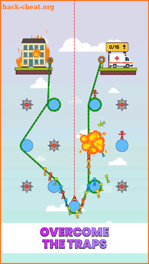 Rope Puzzle: Stickman Rescue screenshot