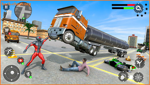 Rope Spider Hero Crime Fighter screenshot