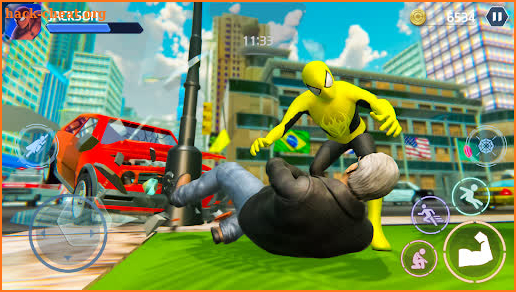 Rope Super Hero Spider Game screenshot