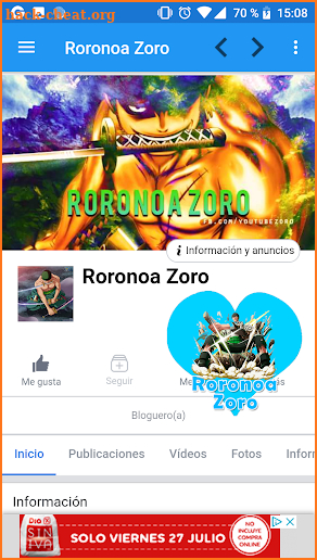 Roronoa Zoro screenshot