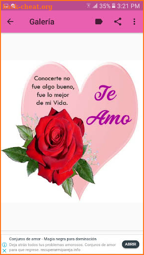Rosas de Amor con Frases Romanticas screenshot