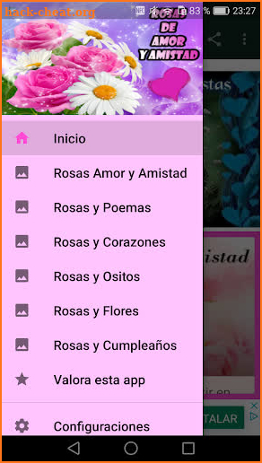 Rosas de Amor y Amistad screenshot