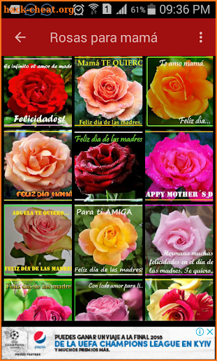 Rosas y poemas para mamá screenshot