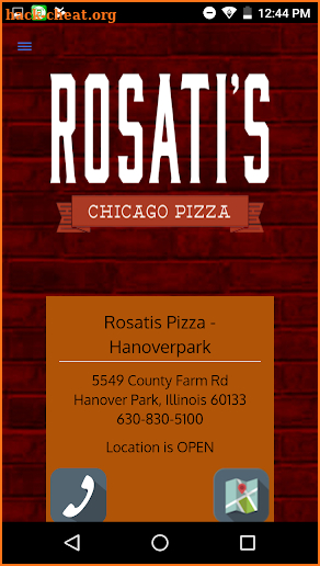 Rosati's Pizza screenshot