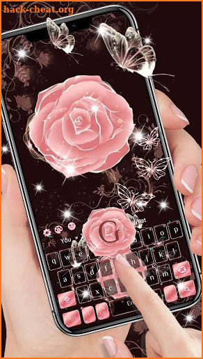 Rose Butterfly keyboard screenshot