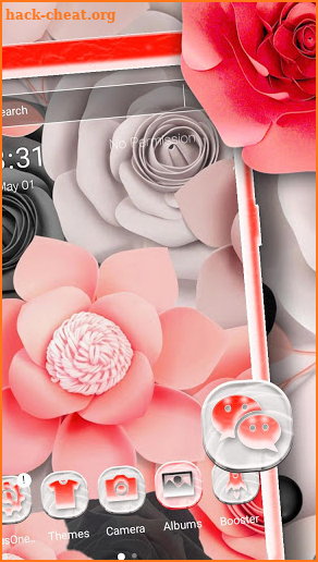 Rose Flower Beautiful Launcher Theme screenshot