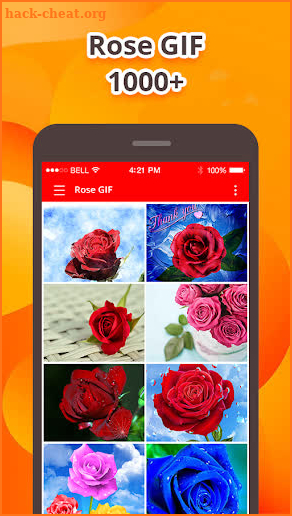 Rose GIF screenshot
