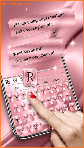 Rose Gold Keyboard screenshot