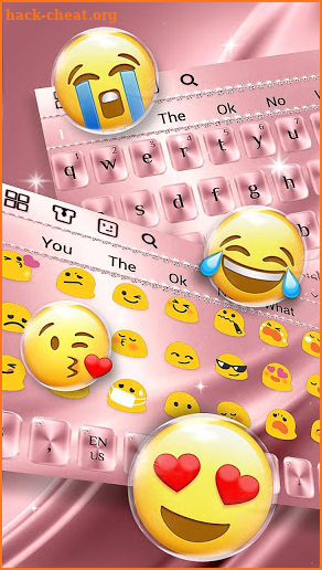 Rose Gold Keyboard screenshot
