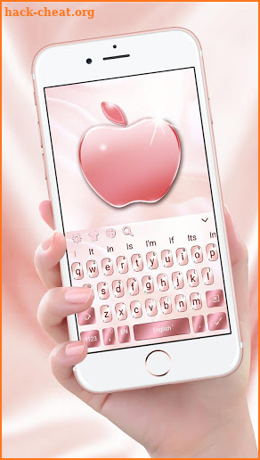 Rose Gold Keyboard For Phone 8 screenshot