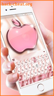 Rose Gold Keyboard for Phone8 screenshot