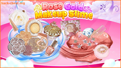 Rose Gold Makeup Slime - Slime Simulator screenshot