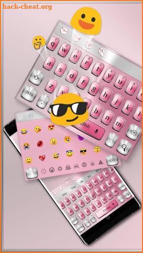 Rose Gold Metal Keyboard screenshot