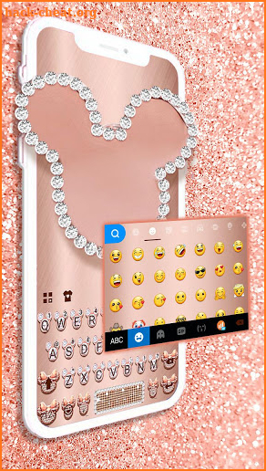 Rose Gold Minny 2019 Keyboard Theme screenshot