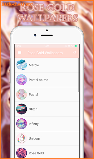 Rose Gold Wallpapers screenshot