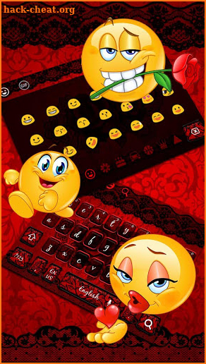 Rose Lace Keyboard screenshot