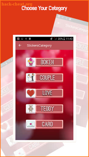 Rose Love Stickers screenshot