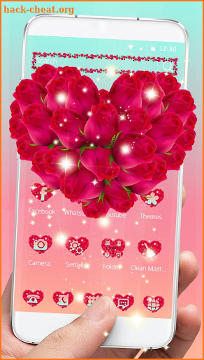 Rose Love Theme Launcher for Mothers’ Day screenshot
