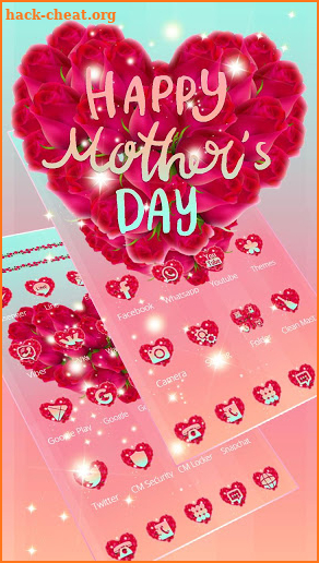 Rose Love Theme Launcher for Mothers’ Day screenshot