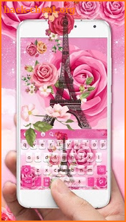 Rose Paris Effiel Tower Keyboard screenshot