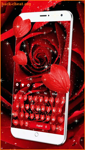 Rose Petal Heart Keyboard screenshot