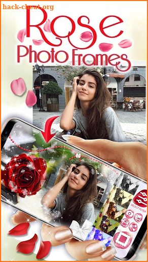 Rose Photo Frame 🌹 Beautiful Frames for Pictures screenshot