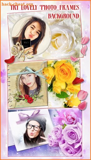 Rose Photo Frame 🌹 Beautiful Frames for Pictures screenshot