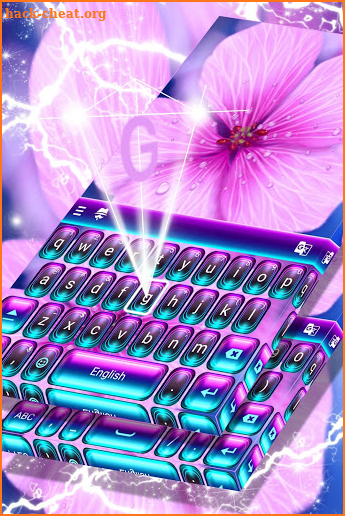 Rose Water Drop Keyboard screenshot