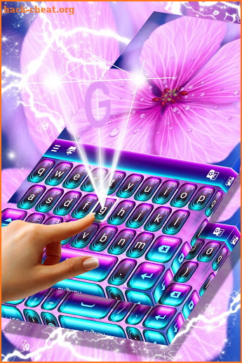 Rose Water Drop Keyboard screenshot