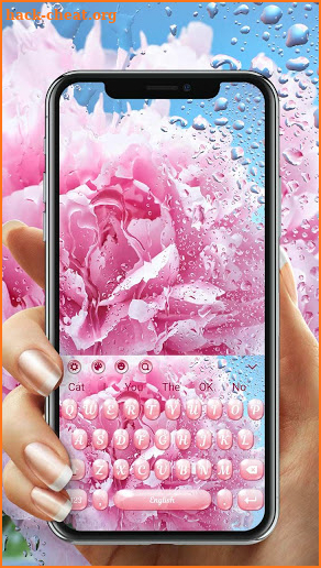 Rose Water Keyboard Theme screenshot