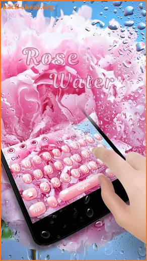 Rose Water Keyboard Theme screenshot