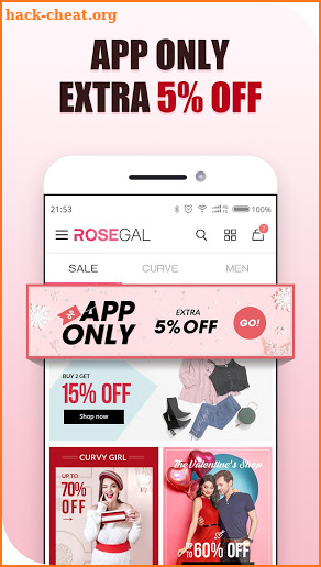 ROSEGAL-Shopping Fashion & Clothing screenshot