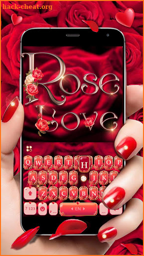 Roselove Keyboard Theme screenshot