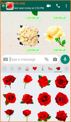 Roses 🌹 Flowers Stickers 💐🌷🌺🌸🌼 WastickerApps screenshot
