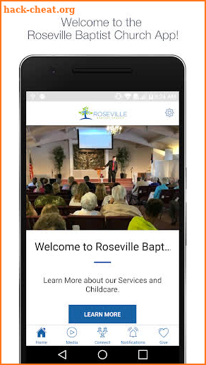 Roseville Baptist Church screenshot