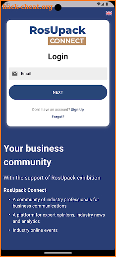 RosUpack Connect screenshot