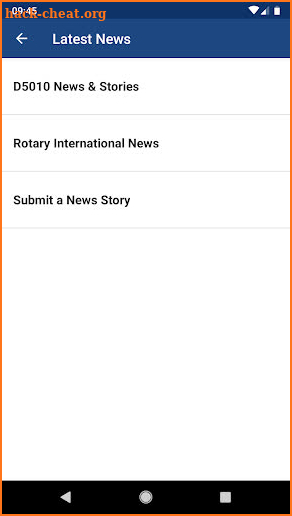 Rotary District 5010 screenshot