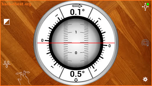 Rotating Sphere Inclinometer screenshot