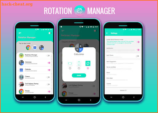 Rotation Manager - Screen Orientation Manager screenshot