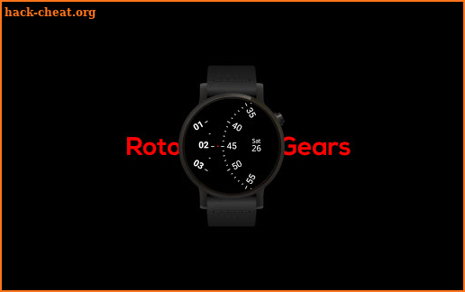 Roto Gears Watch Face for Android Wear screenshot