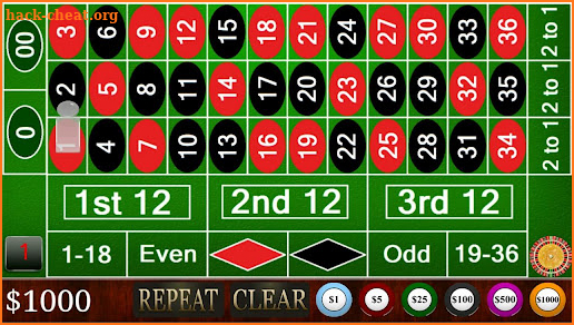 Roulette screenshot