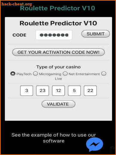 Roulette Predictor V10 screenshot