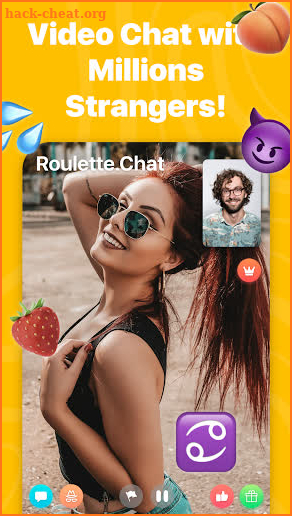 Roulette Video Chat Random Omegle Strangers Online screenshot