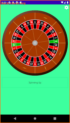 Roulette wheel only. American screenshot