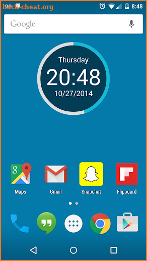 Round Clock Widget screenshot