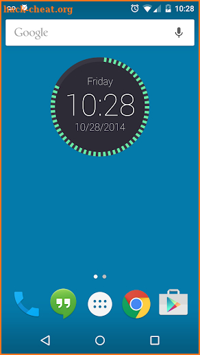 Round Clock Widget screenshot